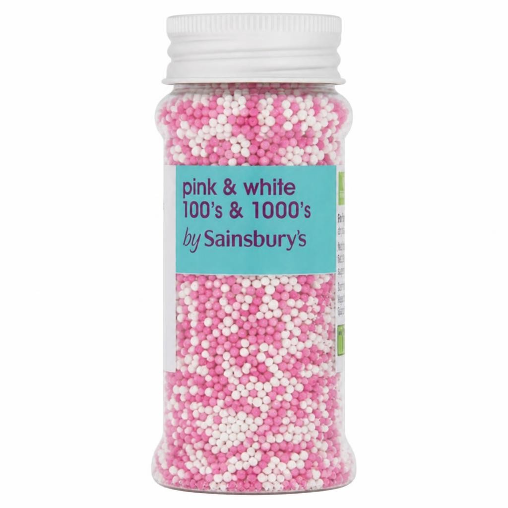 Sainsbury's Pink & White 100's & 1000's 80g