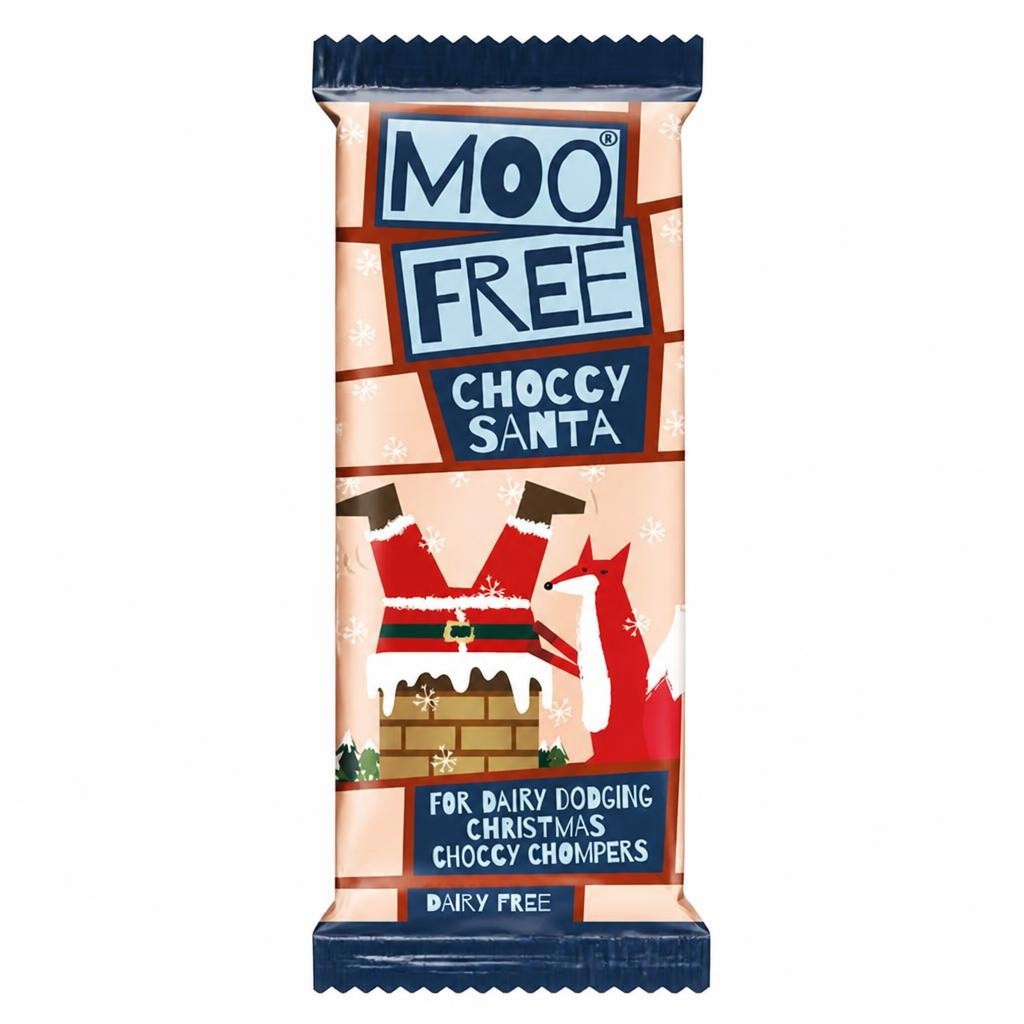 Moo Free Choccy Santa Bar 32g