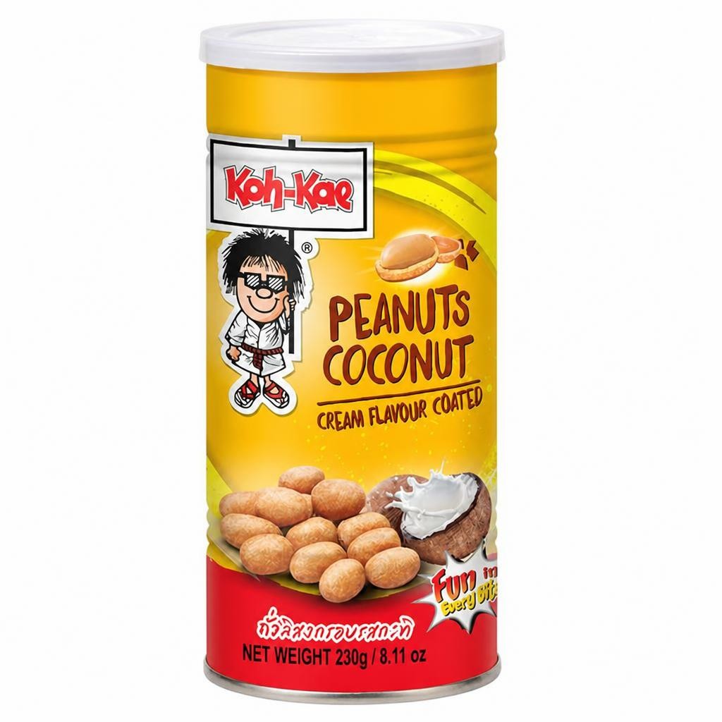 Koh-Kae Peanuts Coconut Cream Flavour Coated 230g