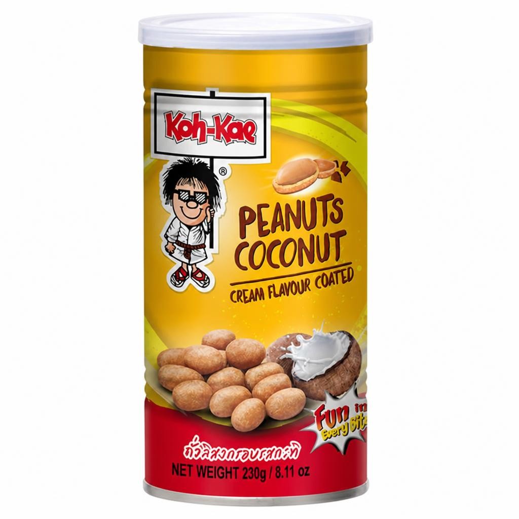 Koh-Kae Peanuts Coconut Cream Flavour Coated 230g