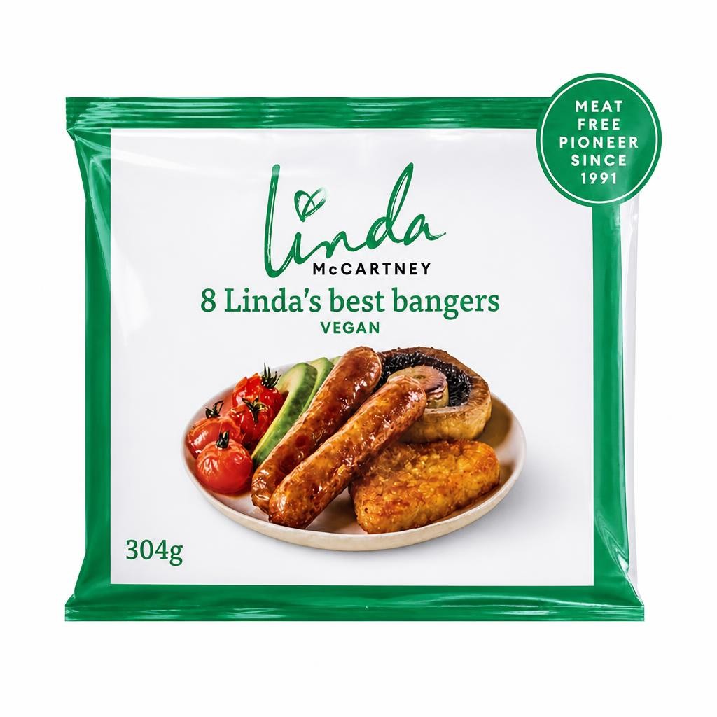 Linda McCartney Linda's Best Bangers Vegan x8 304g