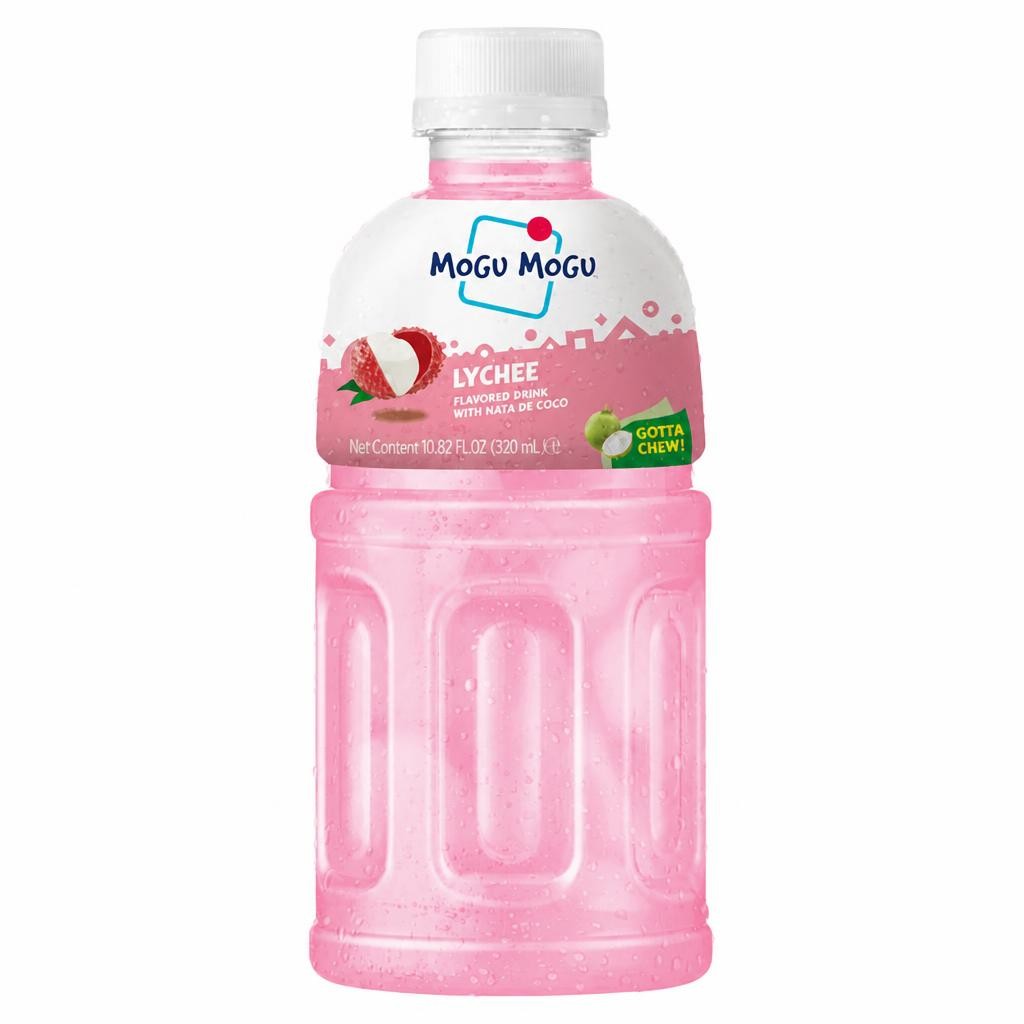 Mogu Mogu Lychee Flavored Drink with Nata de Coco 320ml