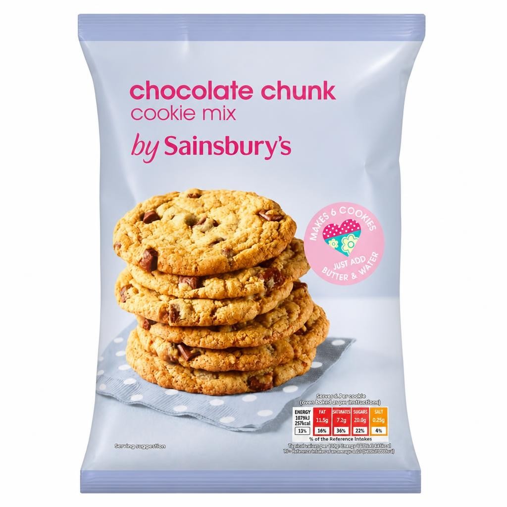 Sainsbury's Choc Chunk Cookie Mix 285g