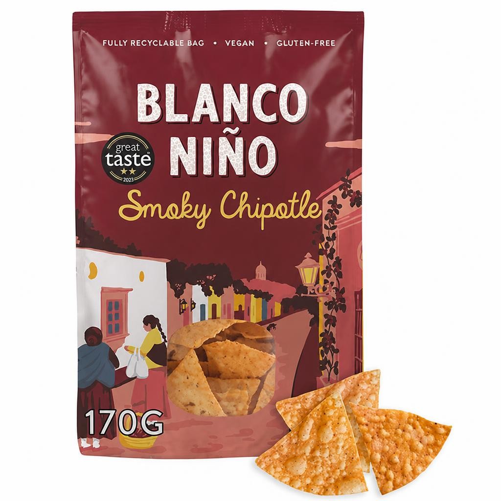 Blanco Nino Smoky Chipotle Tortilla Chips 170g