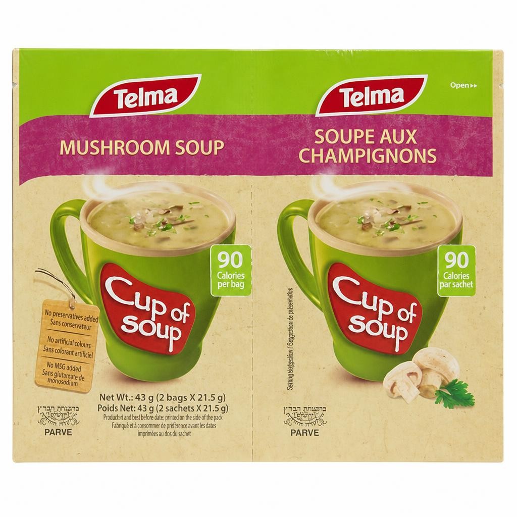 Telma Mushroom Cup Soup 2x21.5g