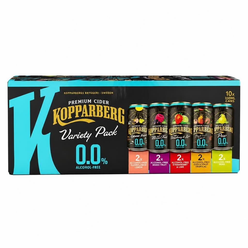 Kopparberg 0.0% Alcohol Free Cider Variety Pack 10 x 330ml
