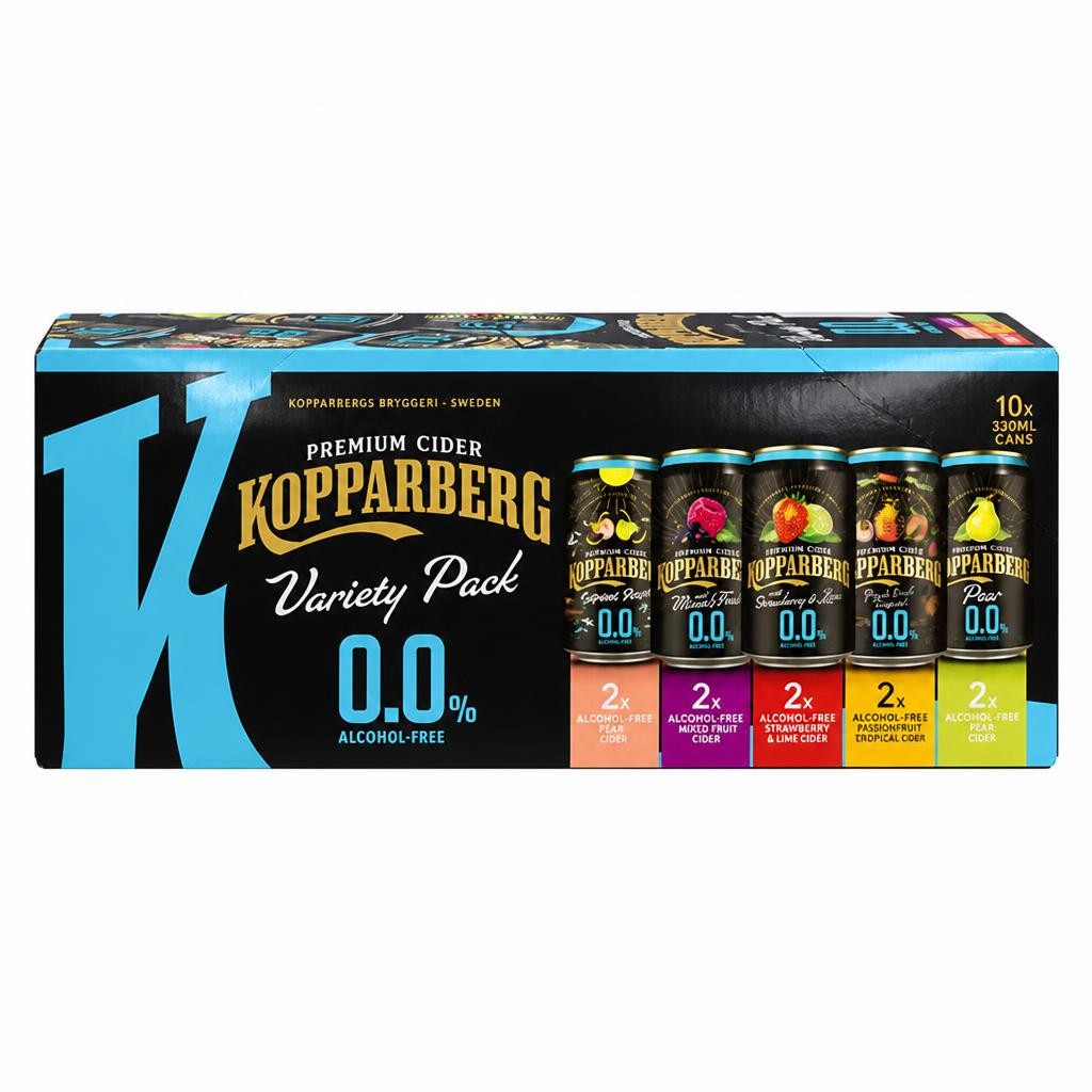 Kopparberg 0.0% Alcohol Free Cider Variety Pack 10 x 330ml
