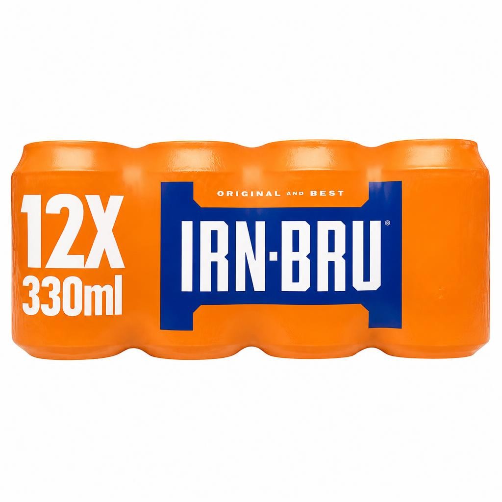 Irn-Bru Soft Drink Cans 12 x 330ml