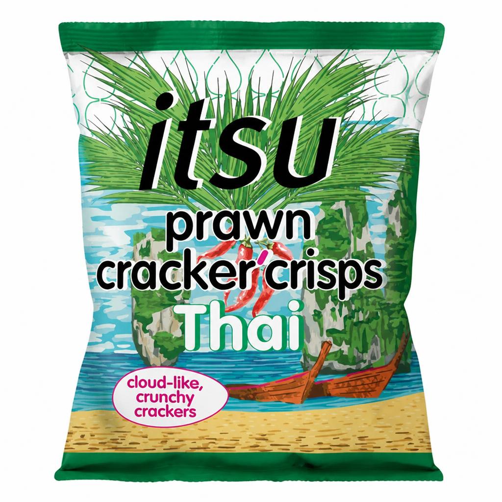 itsu Thai Sweet Chilli Prawn Cracker Crisps 60g
