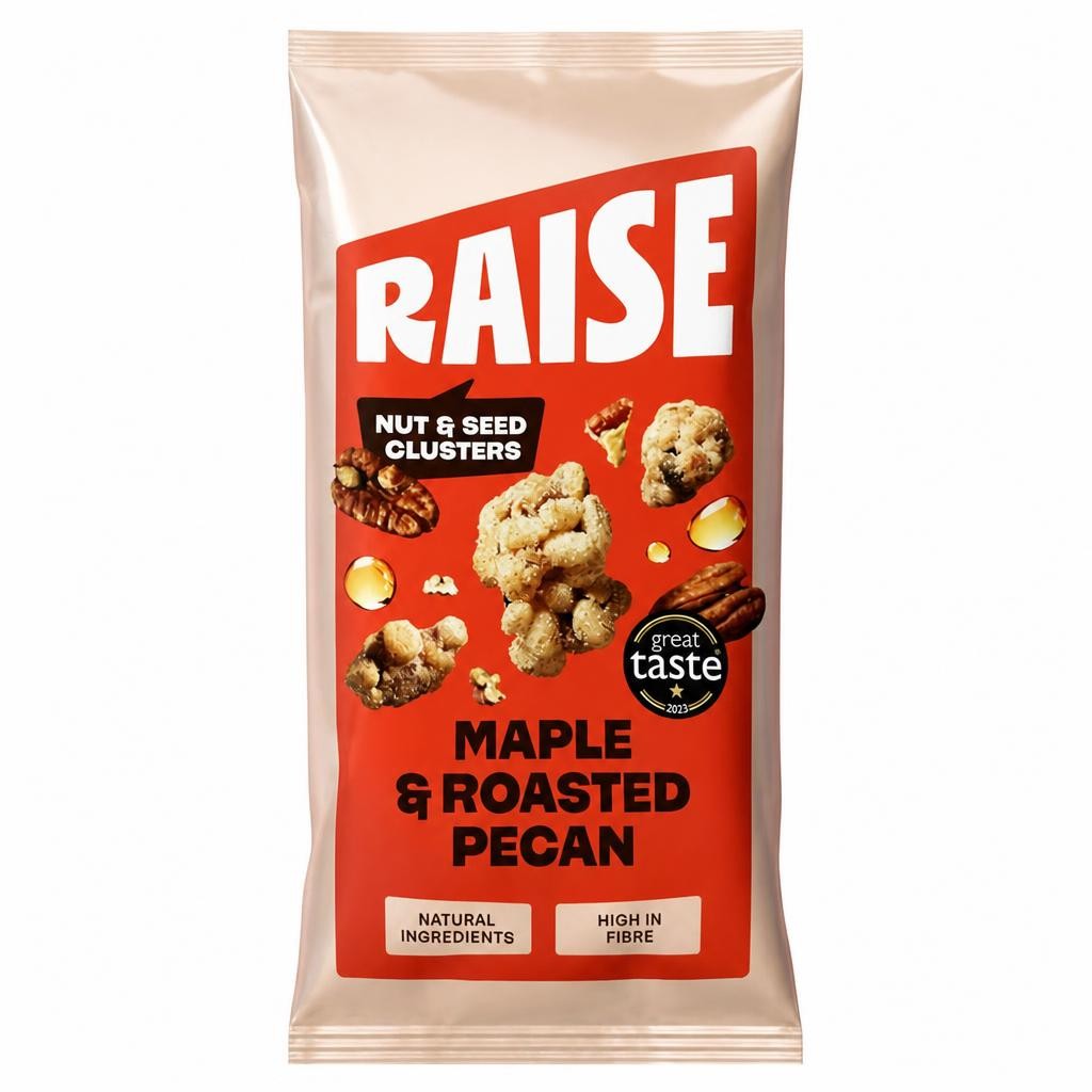 Raise Clusters of Nuts & Seeds Maple Pecan 35g
