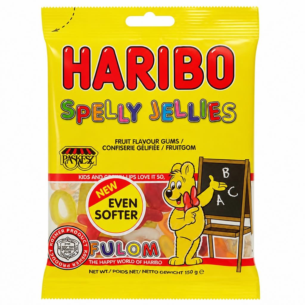 Haribo Spelly Jellies Sweets Bag (kosher) 150g