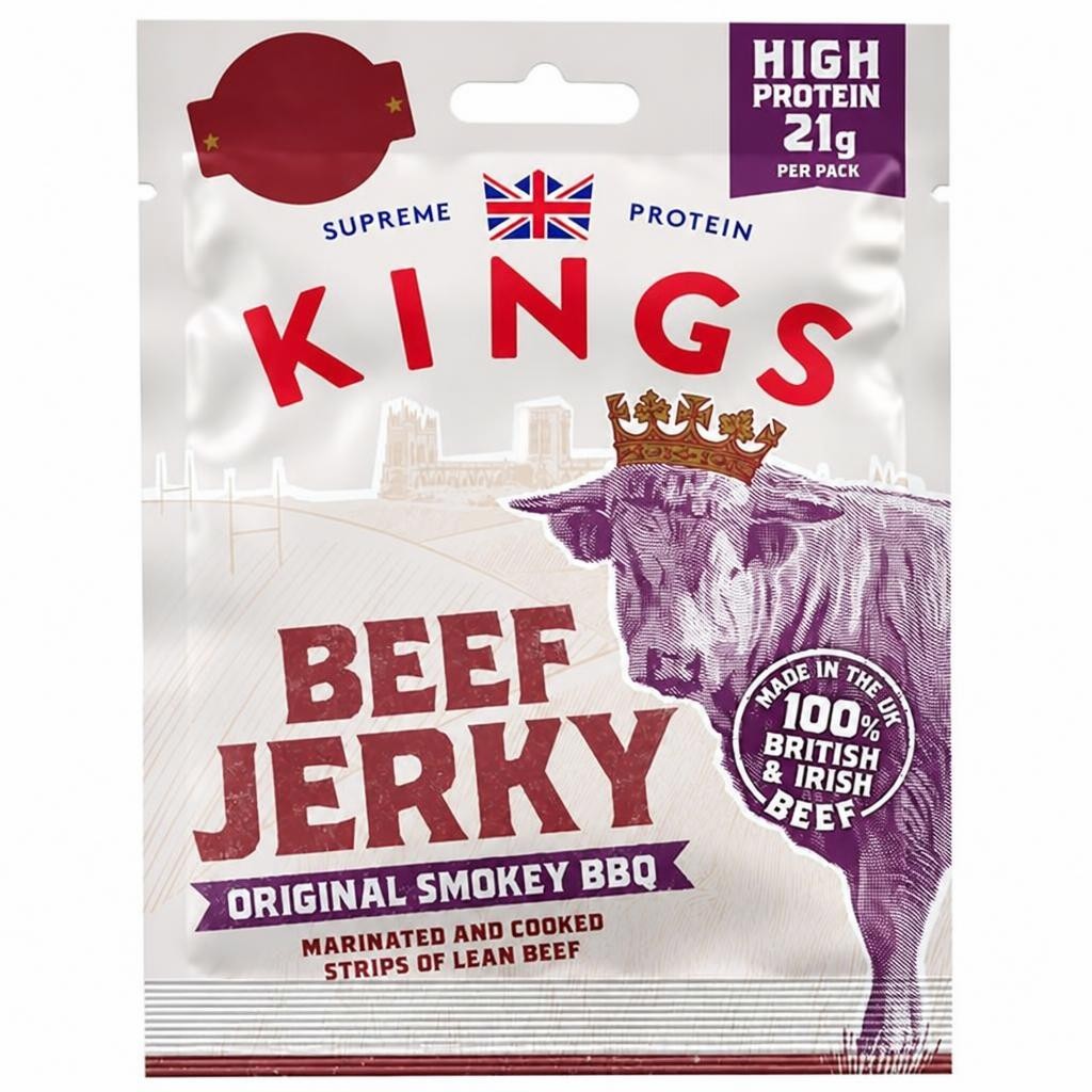 Kings Beef Jerky Original Smokey BBQ 60g