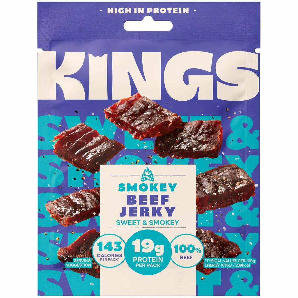 Kings Beef Jerky Original Smokey BBQ 60g