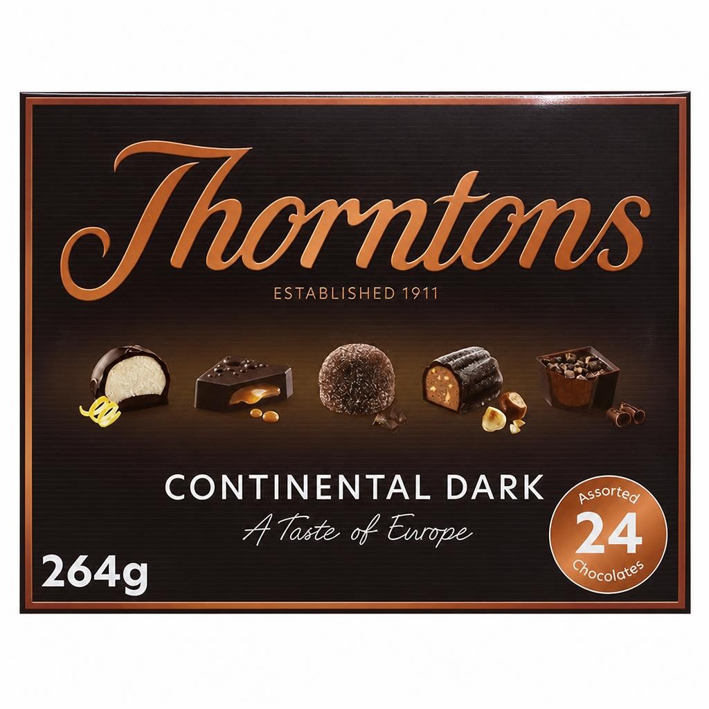Thorntons Continental Dark Selection Gift Box 264g