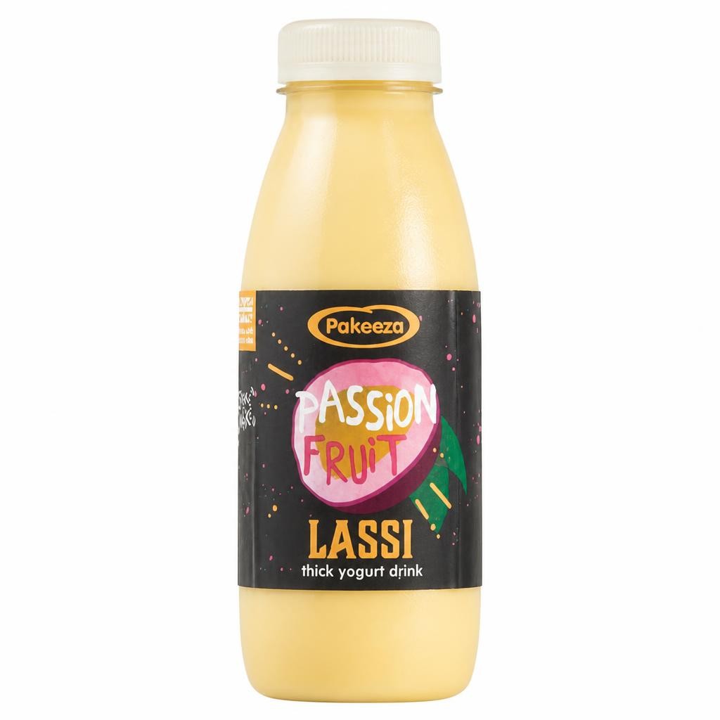 Pakeeza Passion Fruit Lassi Thick Yogurt Drink 330g