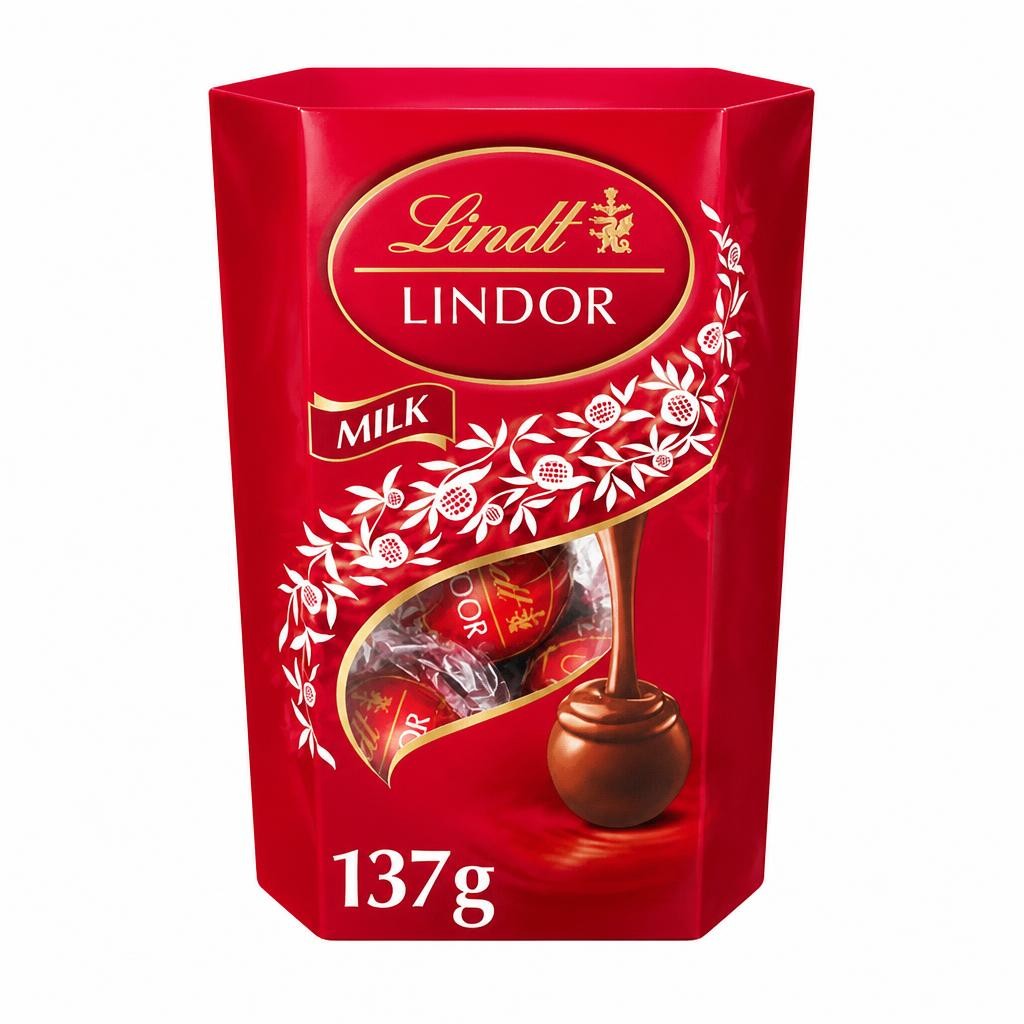 Lindt Lindor Milk Chocolate Truffles Box 137g