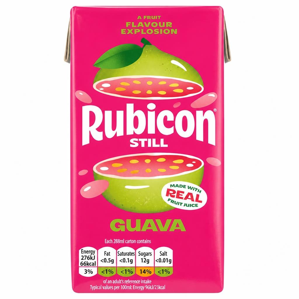 Rubicon Still Guava Fruit Juice Drink 288ml