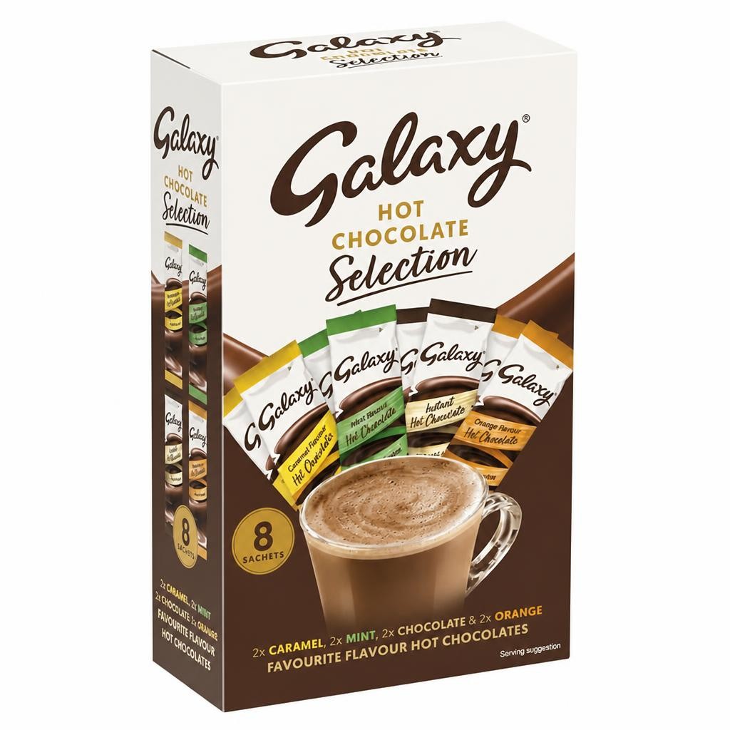 Galaxy Hot Chocolate Selection 8 x 25g