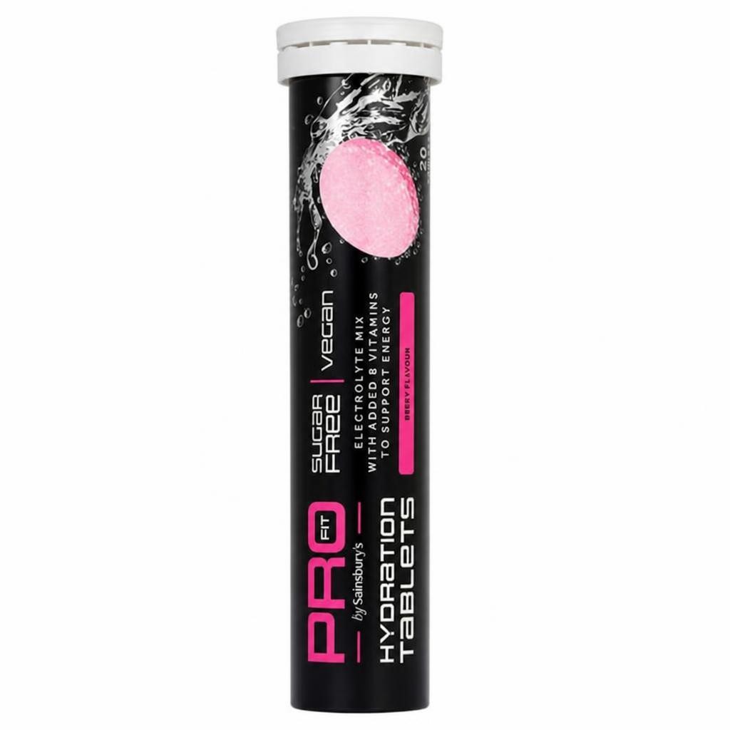Sainsbury's Pro Fit Berry Flavour Hydration Tablets x20