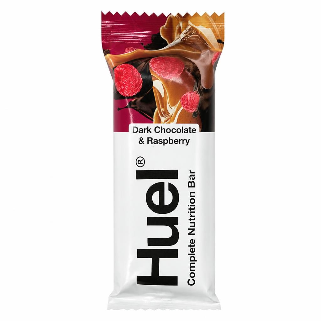 Huel Dark Chocolate & Raspberry Complete Nutrition Bar 55g