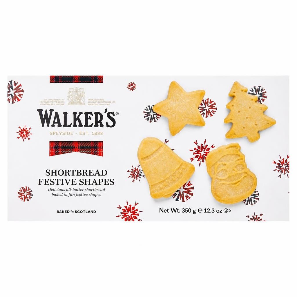 Walker's Shortbread Festive Shapes 350g