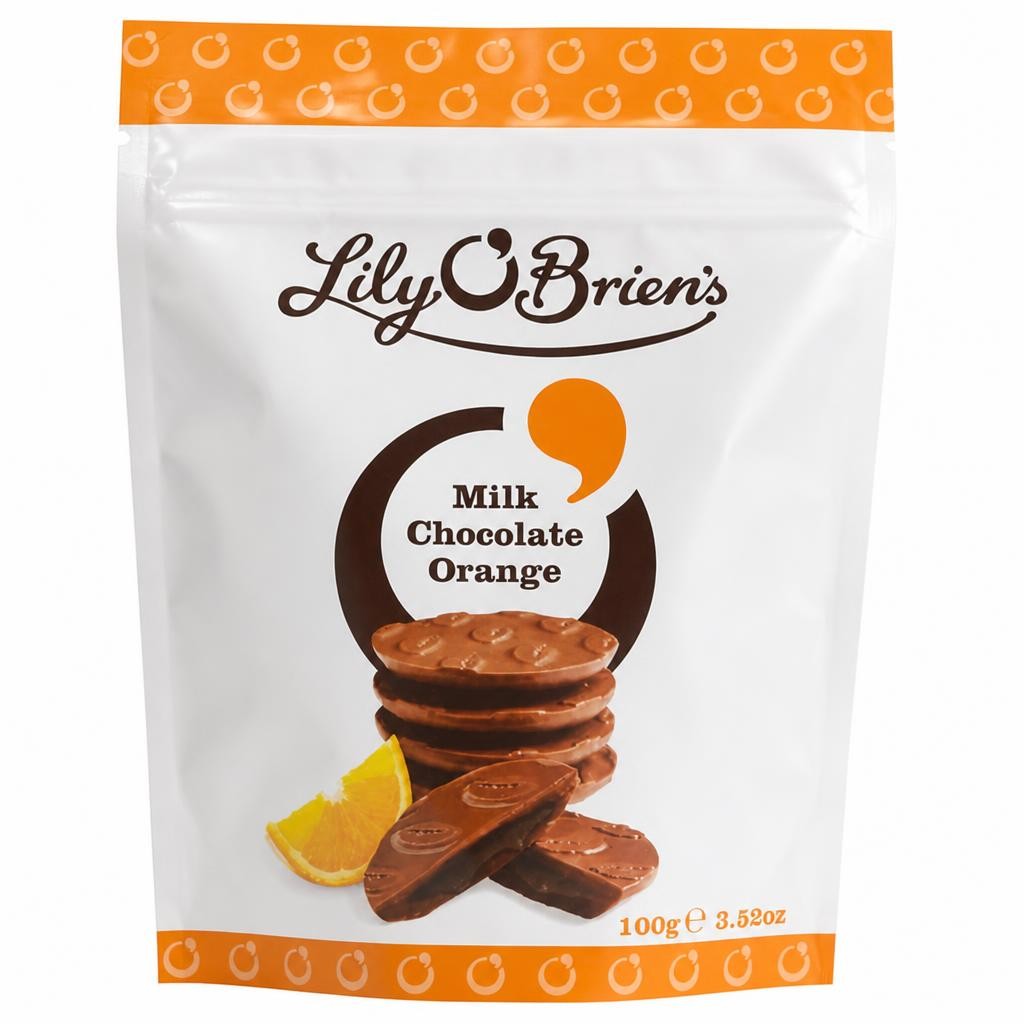 Lily O'Brien's Milk Chocolate Orange 100g