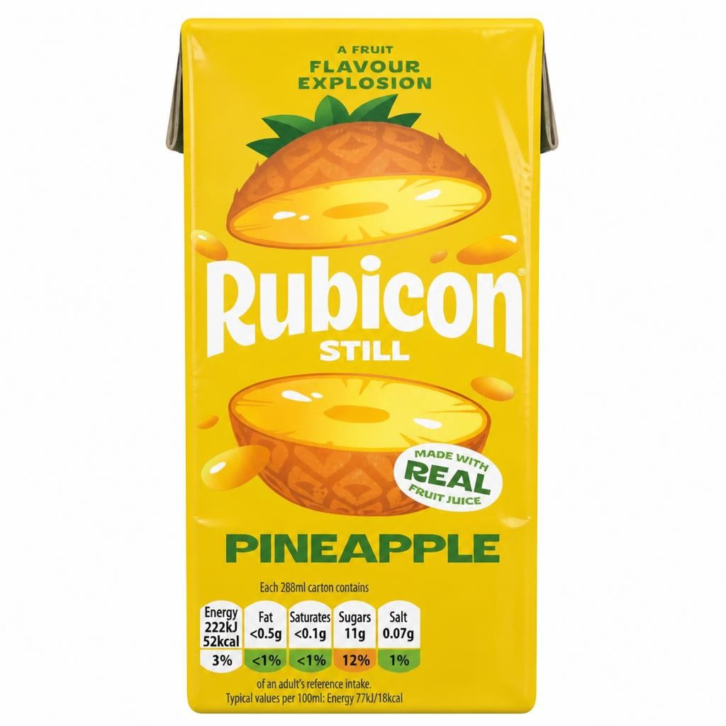 Rubicon Pineapple Fruit Juice Drink 288ml