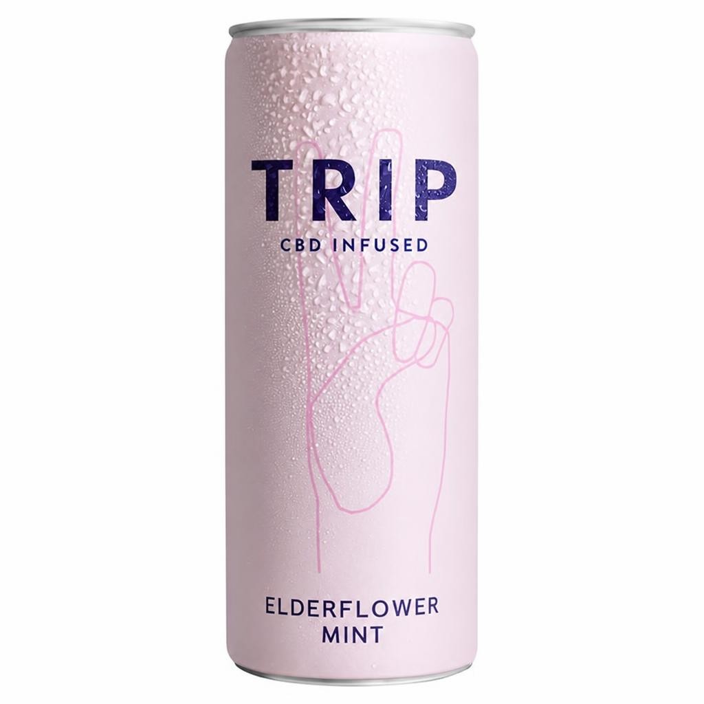 Trip CBD Infused Elderflower Mint 250ml