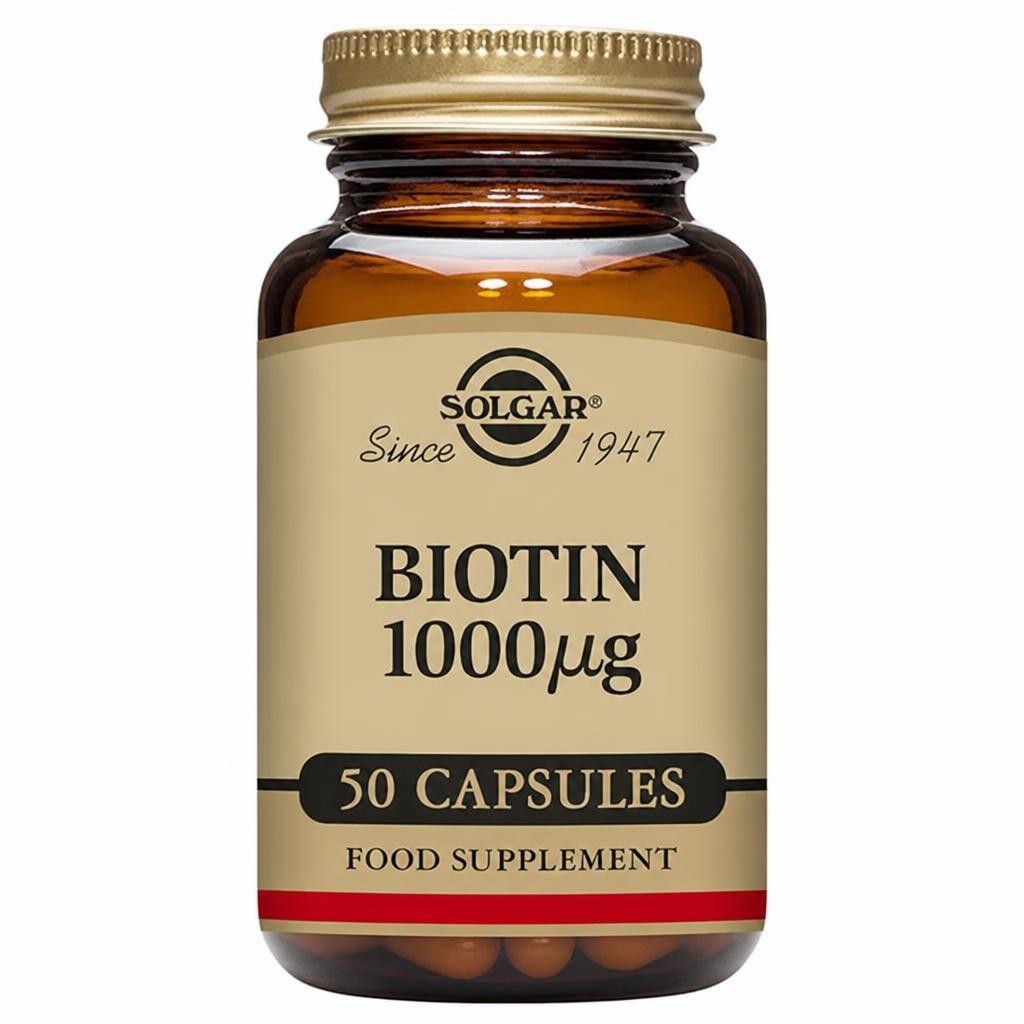 Solgar Biotin 1000µg Vegetable Capsules x50