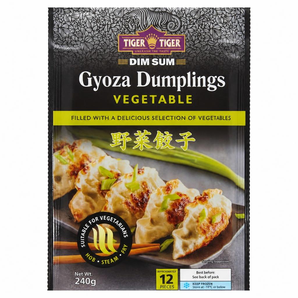 Tiger Tiger Dim Sum Gyoza Dumplings Vegetable 240g