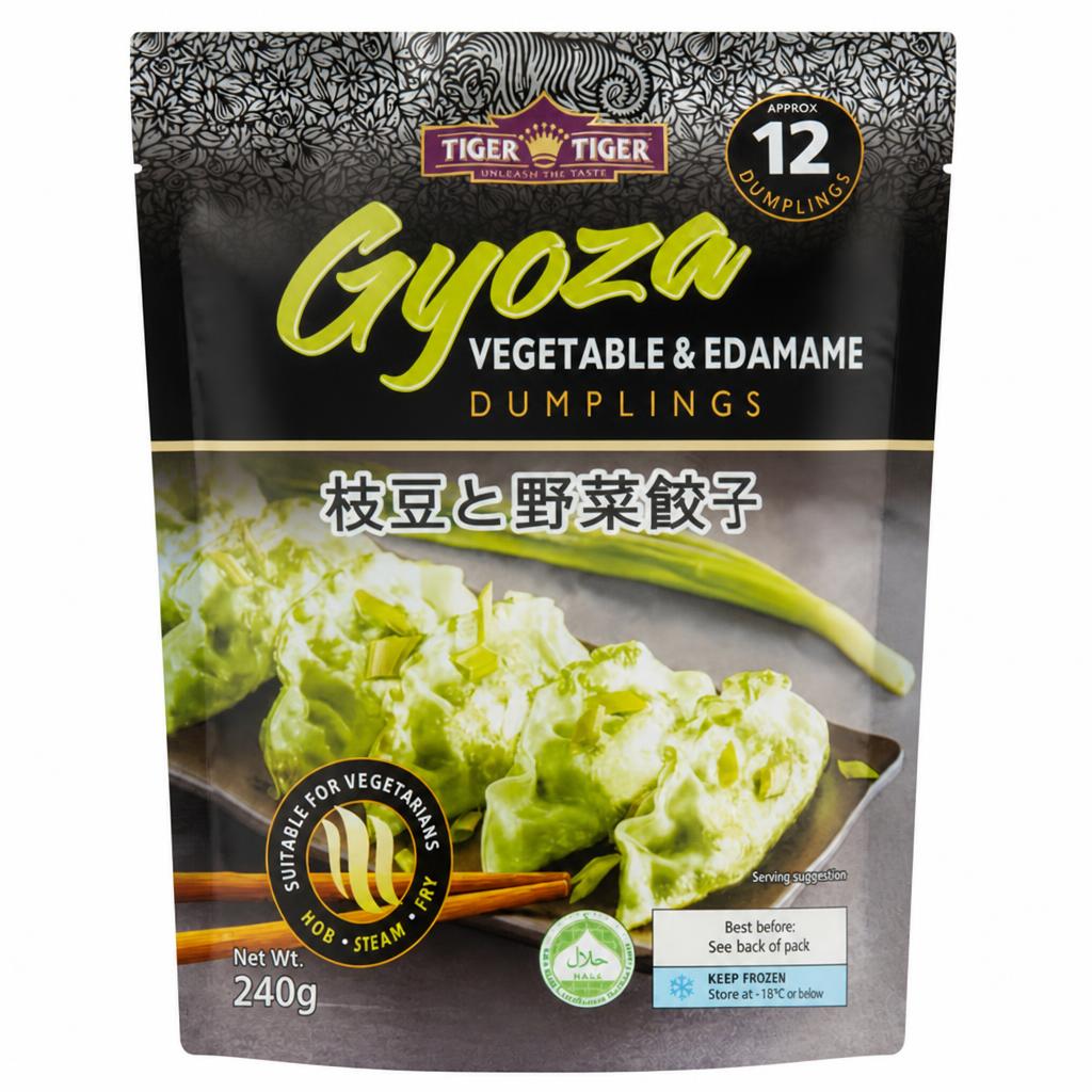 Tiger Tiger Dim Sum Gyoza Dumplings Vegetable 240g