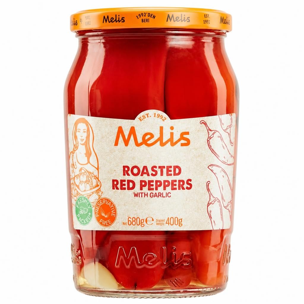 Melis Roasted Red Peppers 680g
