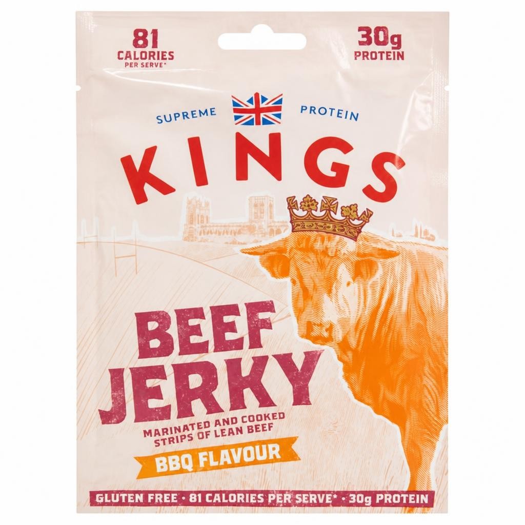 Kings BBQ Flavour Beef Jerky 60g