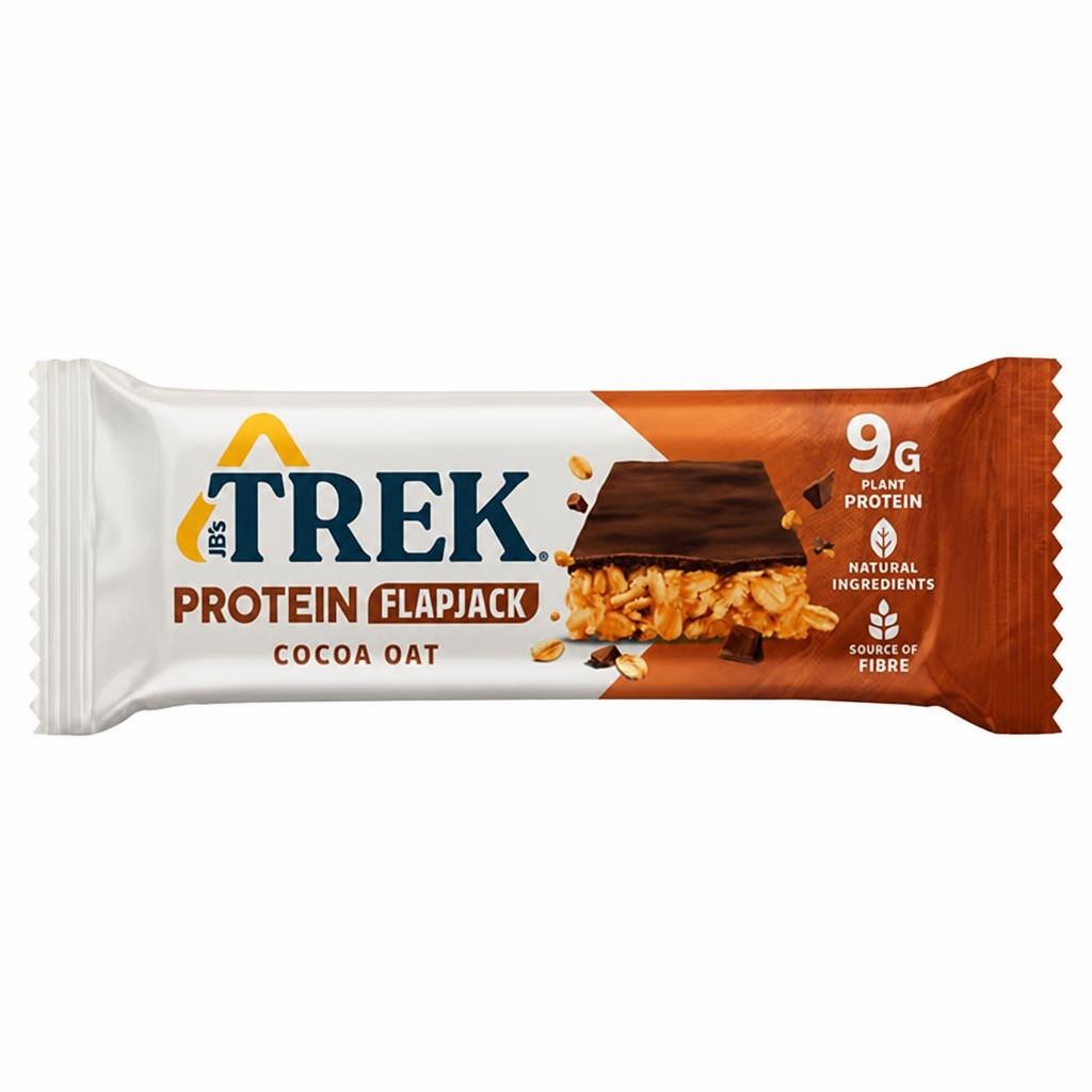 Trek Cocoa Oat Protein Flapjack 50g