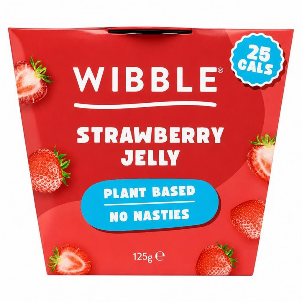 Wibble Strawberry Jelly 125g