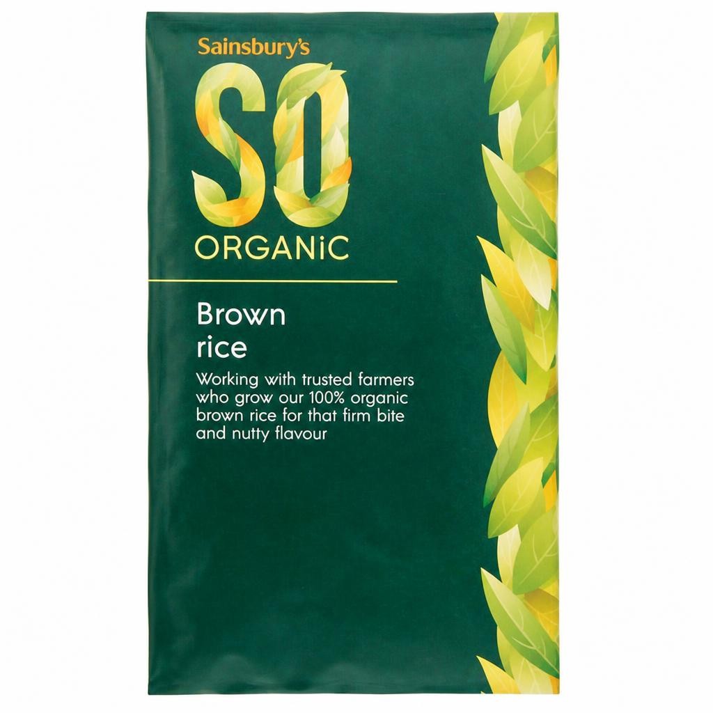 Sainsbury's Brown Rice, SO Organic 500g