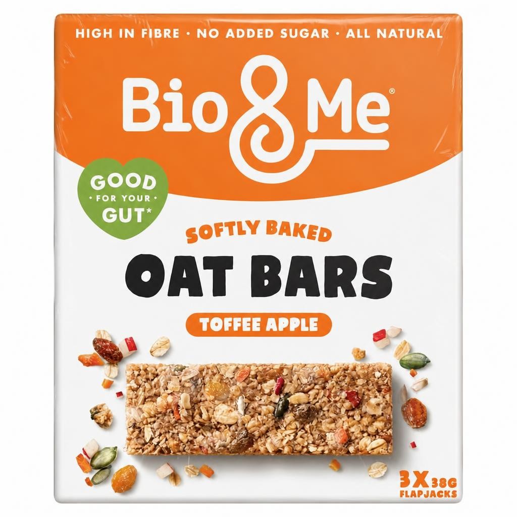 Bio & Me Toffee Apple Oat Bar 3x38g