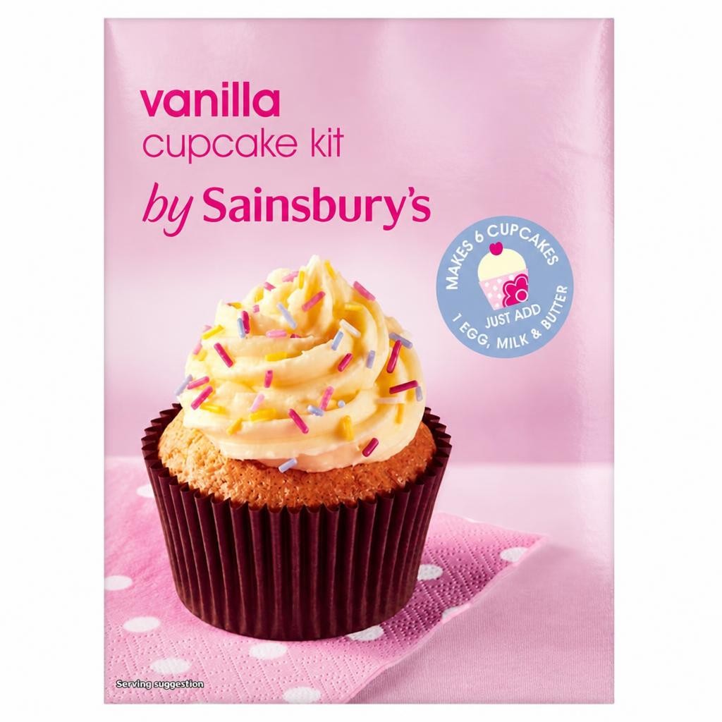 Sainsbury's Vanilla Cupcake Mix 290g