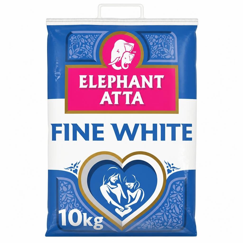 Elephant Atta 10kg Fine White Chapatti Flour