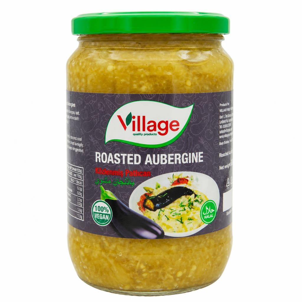Village Roasted Aubergine 680g