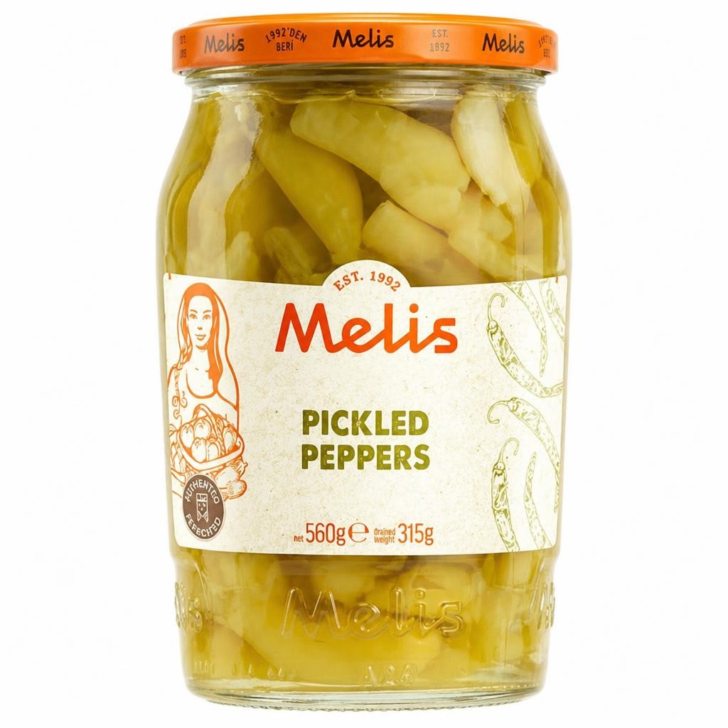 Melis Pickled Peppers 560g