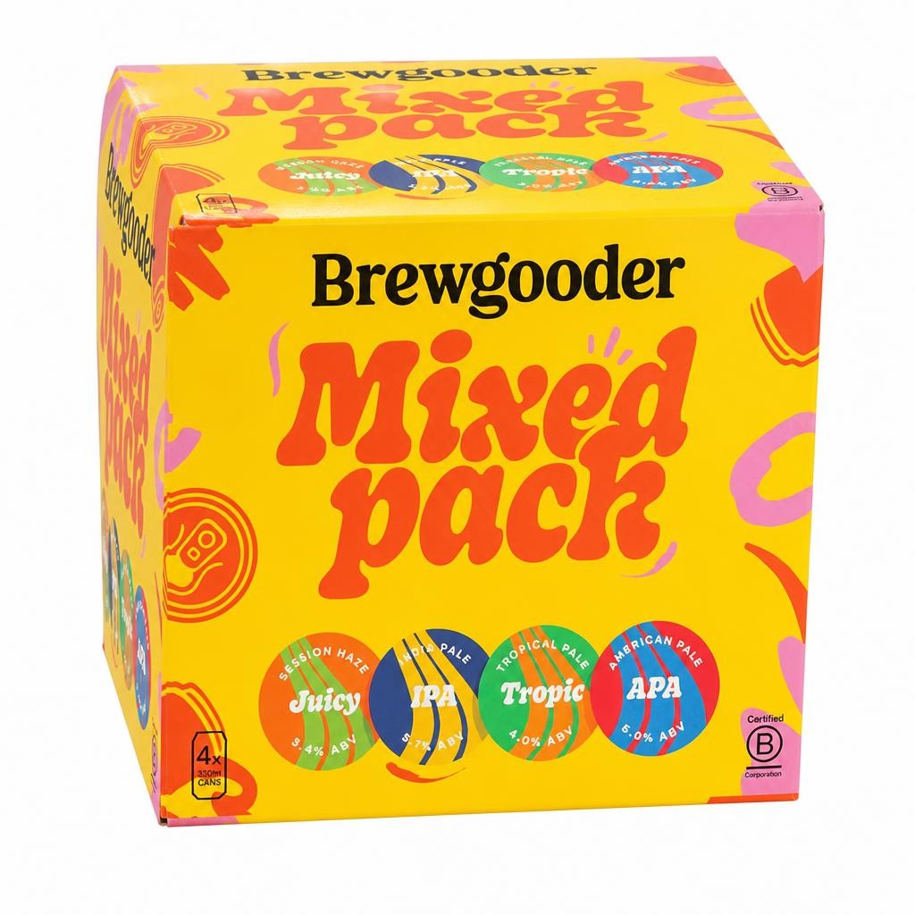 Brewgooder Mixed Pack x4 330ml