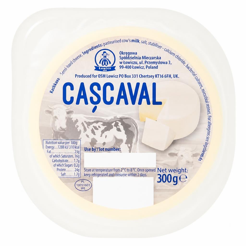 Lowicz Cascaval Cheese 300g