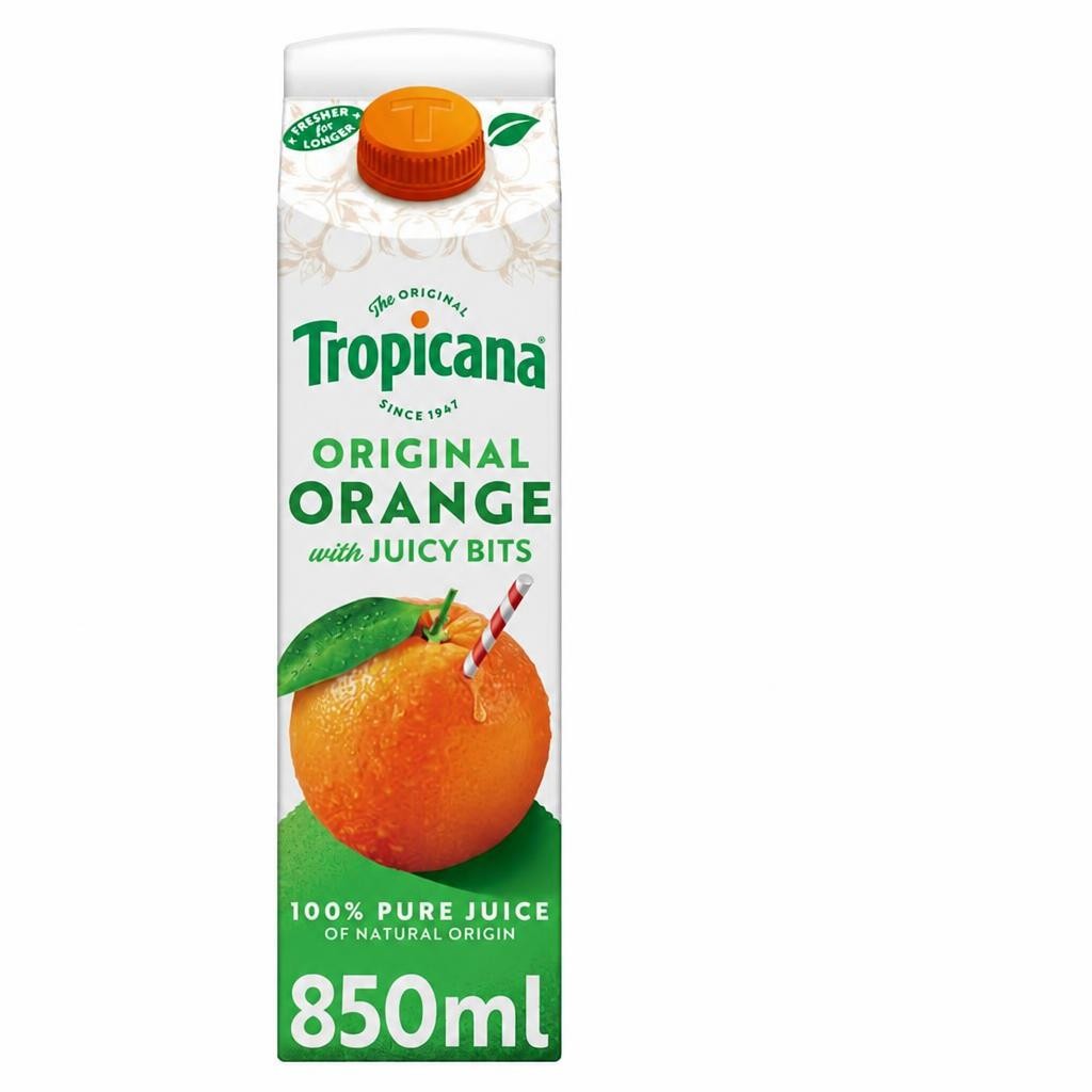 Tropicana Original Orange with Juicy Bits 850ml
