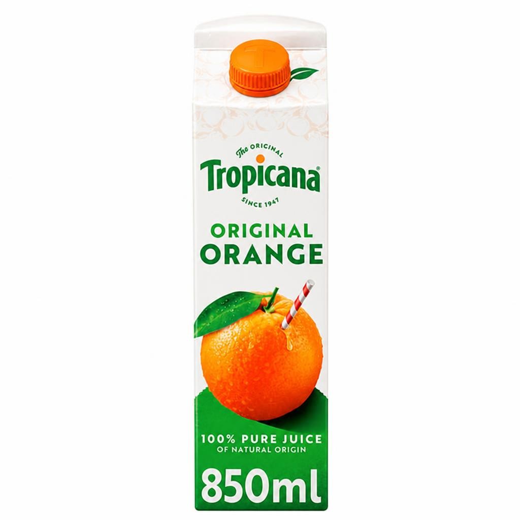 Tropicana Original Orange with Juicy Bits 850ml