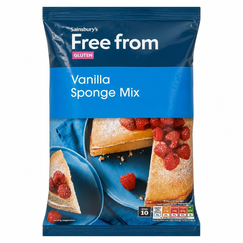 Sainsbury's 350g Freefrom Vanilla Sponge Cake Mix