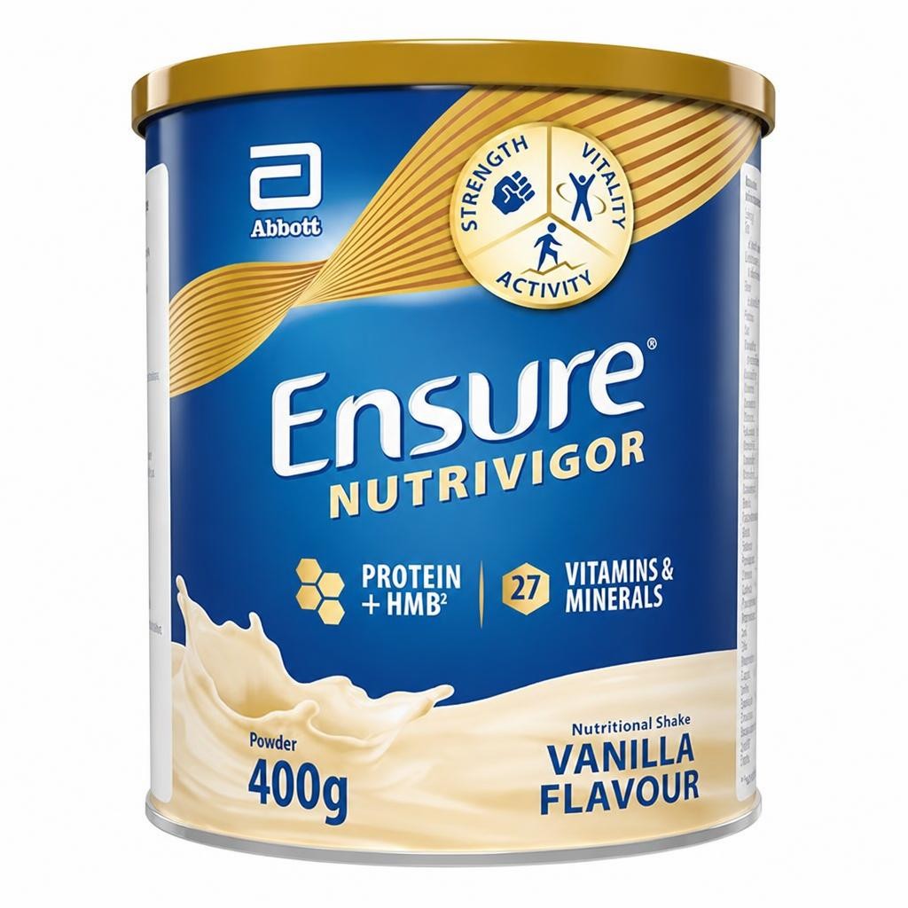 Ensure NutriVigor Vanilla Flavour Nutritional Protein Shake 400g