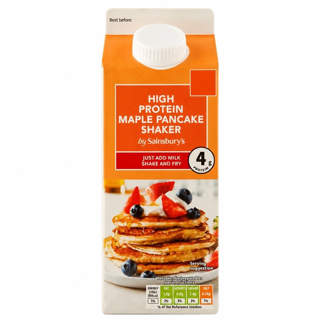 Sainsbury's High Protein Maple Pancake Shaker 155g