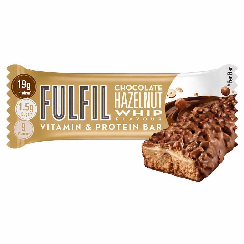 Fulfil Chocolate Hazelnut Whip Flavour Vitamin & Protein Bar 55g