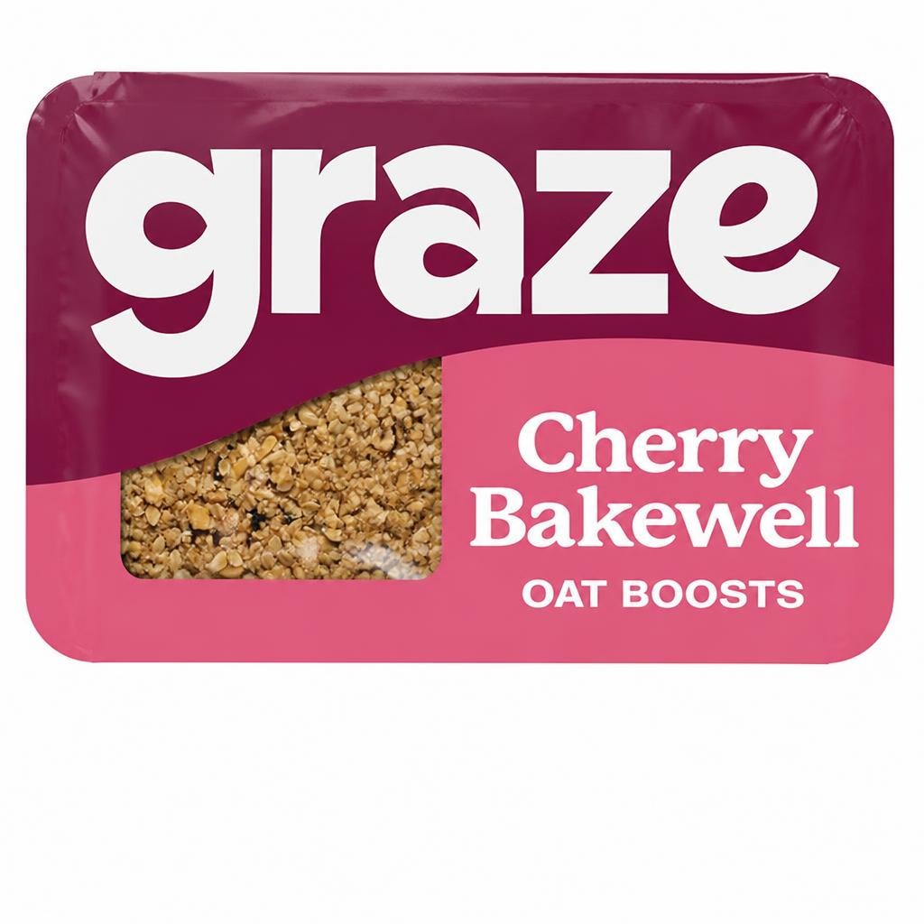 Graze Cherry Bakewell Fibre Flapjack 53g